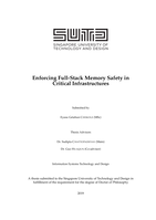Enforcing full-stack memory safety in critical infrastructures