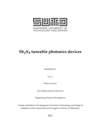 Sb2S3 tuneable photonics devices