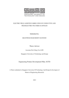 Electric field assisted fabrication of conductive and piezoelectric polymer scaffolds