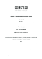 Transport in dissipative quantum manybody systems