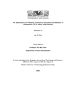 The application of C3 films for continuous extraction and utilization of atmospheric CO2 in indoor urban farming