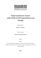Smart and secure access with GSM & OTP-based door lock design