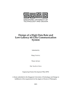 Design of a High Data Rate and Low-Latency 60 GHz Communication System