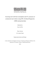 Assessing real-world fuel consumption and co2 emissions of commercial road vehicles using gps, on-board diagnostics (obd) and payload data
