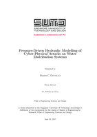 Pressure-Driven Hydraulic Modelling of Cyber-Physical Attacks on Water Distribution Systems