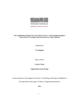 The Gamification Design of the Truck Driver Survey: Understanding Singapore Truck Drivers’ Perception and Preferences for Game Elements