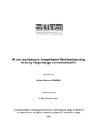AI and architecture : image-based machine learning for early-stage design conceptualization