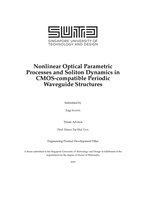 Nonlinear optical parametric processes and soliton dynamics in CMOS-compatible periodic waveguide structures