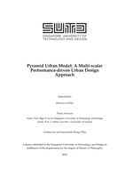 Pyramid urban model: a multi-scalar performance-driven urban design approach