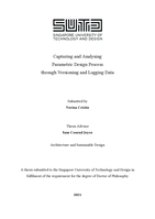 Capturing and analysing parametric design process through versioning and logging data