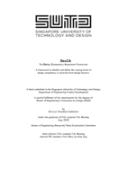 DesCA - The Design Competency Assessment Framework : a framework to identify and define the varying levels of design competency in university level design learners