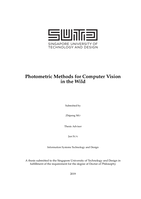 Photometric methods for computer vision in the wild