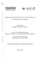 Reinforcement learning-based area coverage technique for a self-reconfigurable tiling robot
