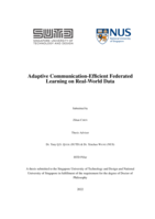 Adaptive communication-efficient federated learning on real-world data