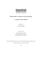 Design Margins as a Strategy for Early Stage Design: A Complex Systems Approach
