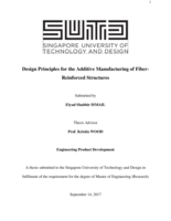 Design Principles for the Additive Manufacturing of Fiber-Reinforced Structures