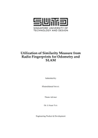 Utilization of similarity measure from radio fingerprints for odometry and SLAM