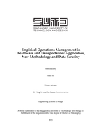 Empirical operations management in healthcare and transportation : application, new methodology and data scrutiny