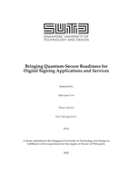 Bringing quantum-secure readiness for digital signing applications and services