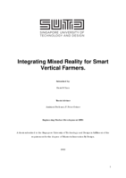 Integrating mixed reality for smart vertical farmers