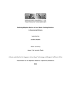 Reducing adoption barriers to food waste tracking solutions in commercial kitchens