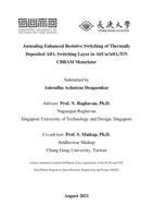 Annealing enhanced resistive switching of thermally deposited AlOx switching layer in Al/Cu/AlOx/TiN CBRAM memristor