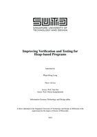 Improving verification and testing for heap-based programs