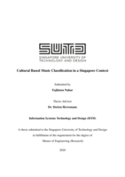 Cultural Based Music Classification in a Singapore Context