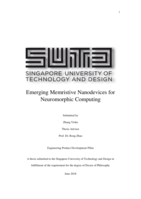 Emerging memristive nanodevices for neuromorphic computing