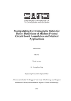Manipulating electromagnetic fields for defect detections of modern printed circuit board assemblies and medical applications