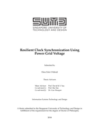 Resilient Clock Synchronization Using Power Grid Voltage