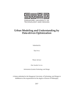 Urban Modeling and Understanding by Data-driven Optimization
