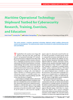Maritime Operational Technology Shipboard Testbed for Cybersecurity Research, Training, Exercises, and Education
