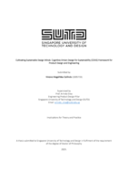 Cultivating Sustainable Design Minds: Cognitive-Driven Design for Sustainability (CDDS) Framework for Product Design and Engineering