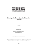 Chalcogenide Reconfigurable Integrated Photonics