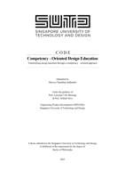 CODE: Competency-Oriented Design Education