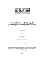 Towards More Effective Path Planning In Reconfigurable Robots