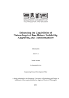 Enhancing the Capabilities of Nature-Inspired Free Rotors: Scalability, Adaptivity, and Transformability