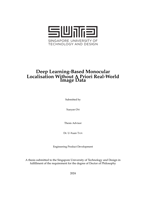 Deep Learning-Based Monocular Localisation Without A Priori Real-World Image Data