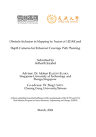 Obstacle Inclusion in Mapping by Fusion of LIDAR and Depth Cameras for Enhanced Coverage Path Planning: Obstacle Inclusion in Mapping by Fusion of LIDAR and Depth Cameras for Enhanced Coverage Path Planning