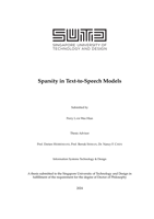Sparsity in Text-to-Speech Models