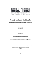 Towards Intelligent Analytics for Smarter Animal Behavioral Analysis