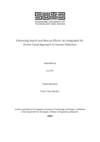 Enhancing Search and Rescue Efforts: An Integrated 5G-Drone-Cloud Approach to Human Detection