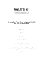 Leveraging Pre-Trained Language Models for Social Geolocation