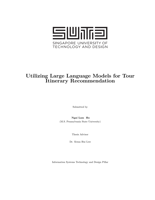 Utilizing Large Language Models for Tour Itinerary Recommendation