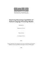 Improving Reasoning Capabilities of Natural Language Processing Models